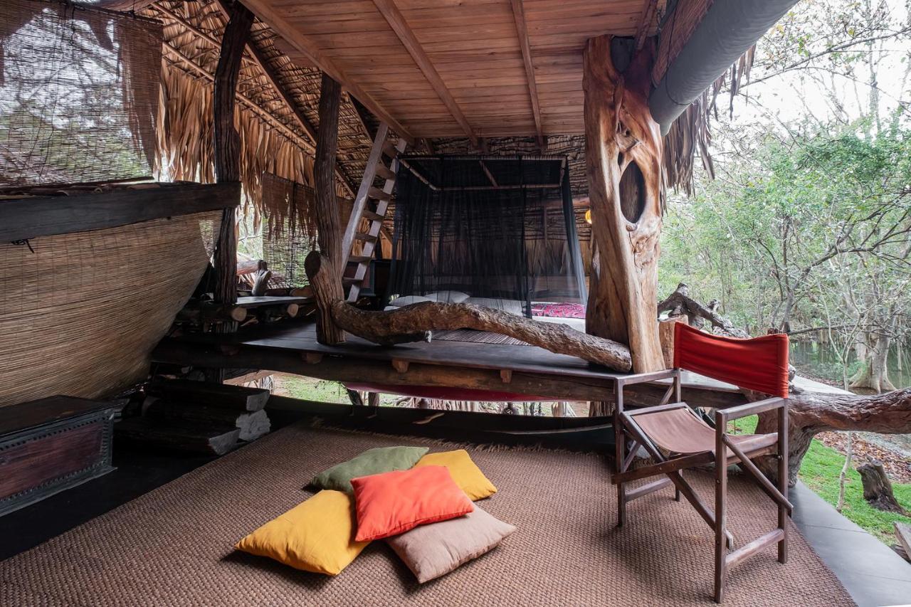 Вилла Banyan Camp Hambegamuwa Экстерьер фото